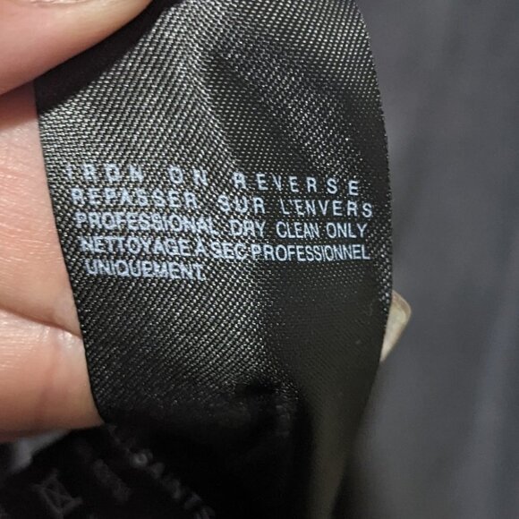 AllSaints | Hoxton Monument Coat in Charcoal Grey Raw Hem - Picture 14 of 16